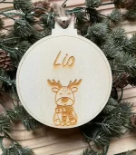 Kerstbal Rendier - Afbeelding 2