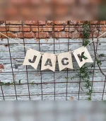 Houten naamslinger - Afbeelding 2