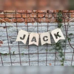 Houten naamslinger - Afbeelding 2