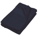 Kariban K113 badlaken in kleur Navy, personaliseerbaar met borduring