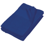 Kariban K113 badlaken in kleur Royal Blue, personaliseerbaar met borduring