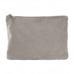 BagBase velvet accessoiretasje in kleur Moonstone, geschikt voor personalisatie met borduring