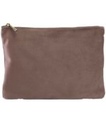 BagBase velvet accessoiretasje in kleur Rose Quartz, geschikt voor personalisatie met borduring