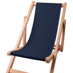 Kinder strandstoel zitgedeelte kleur Navy 4