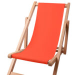 Kinder strandstoel zitgedeelte kleur Orange 8